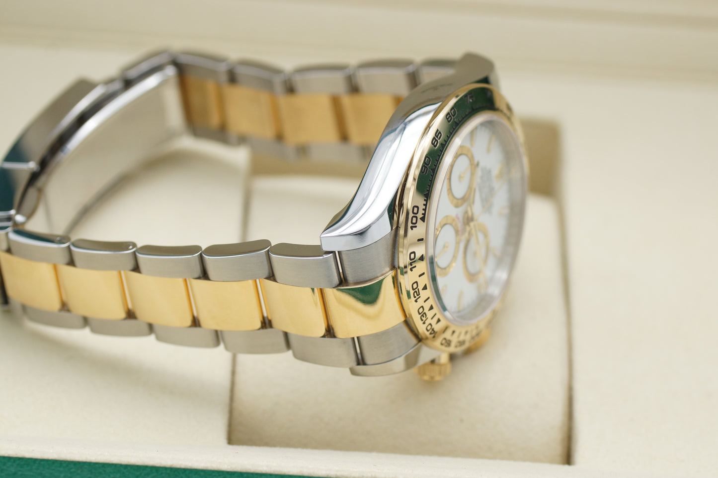 Rolex Cosmograph Daytona Bicolor 18k Gelbgold 126503 Full-Set 2025