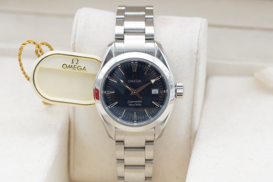 Omega Seamaster Aqua Terra Lady Blau 2577.80 Full-Set 2006