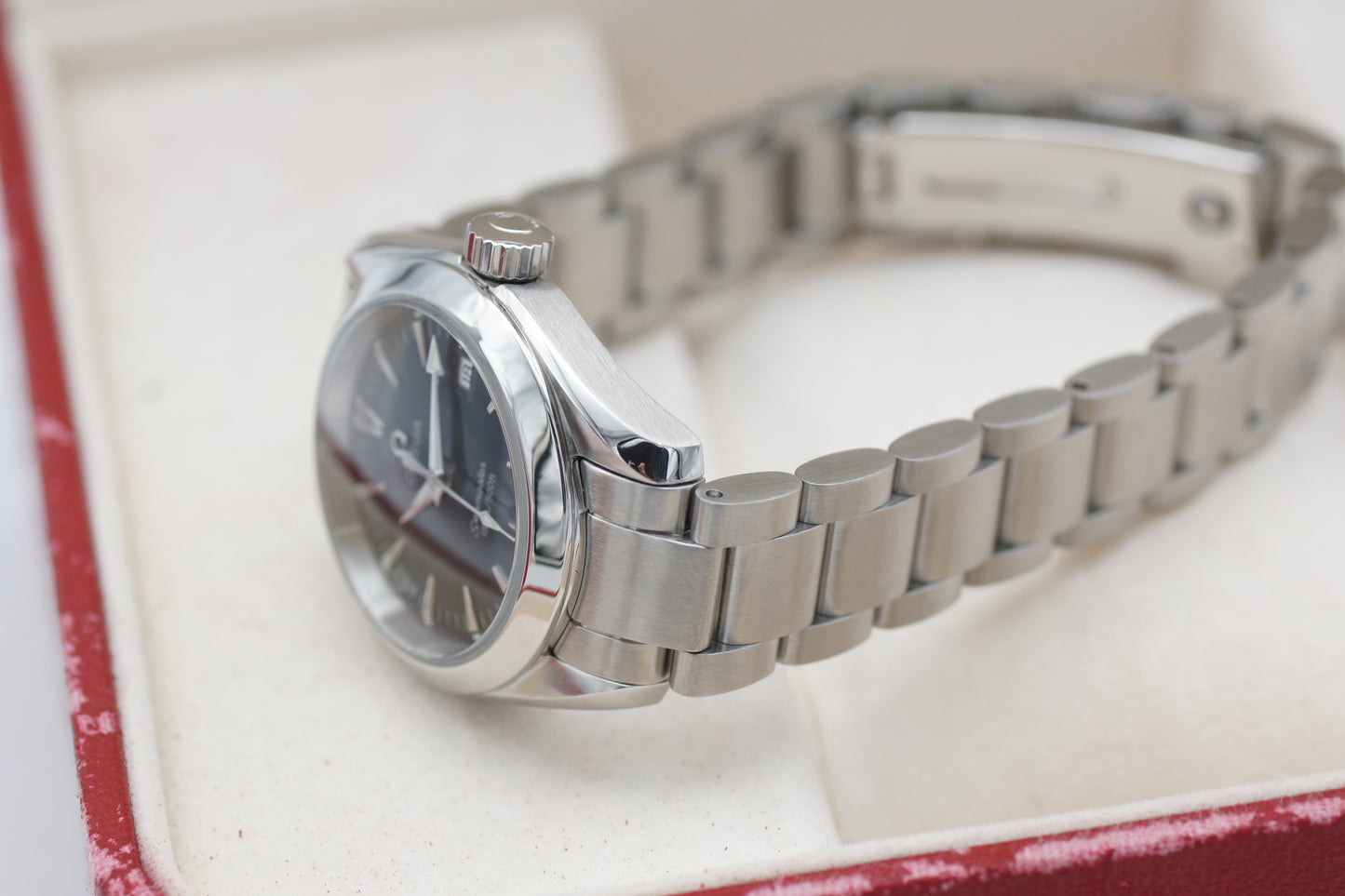 Omega Seamaster Aqua Terra Lady Blau 2577.80 Full-Set 2006