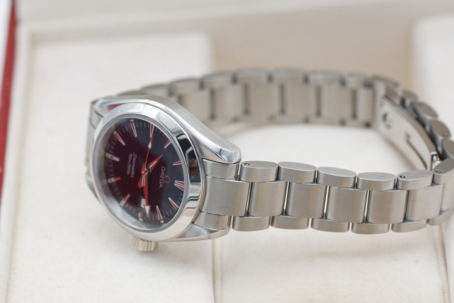 Omega Seamaster Aqua Terra Lady Blau 2577.80 Full-Set 2006