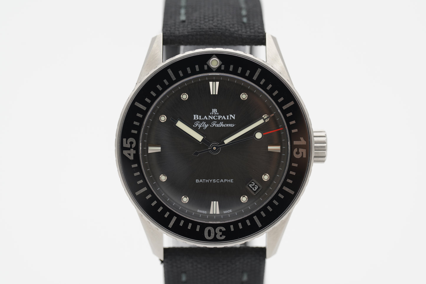 Blancpain Fifty Fathoms Bathyscaphe 5100B-1110-B52A Grau Full-Set 2021