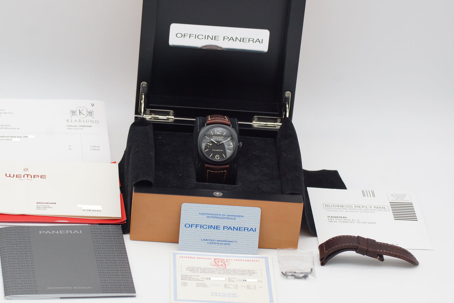 Panerai Radiomir "Black Seal"  PAM00292 Keramik Full-Set 2010