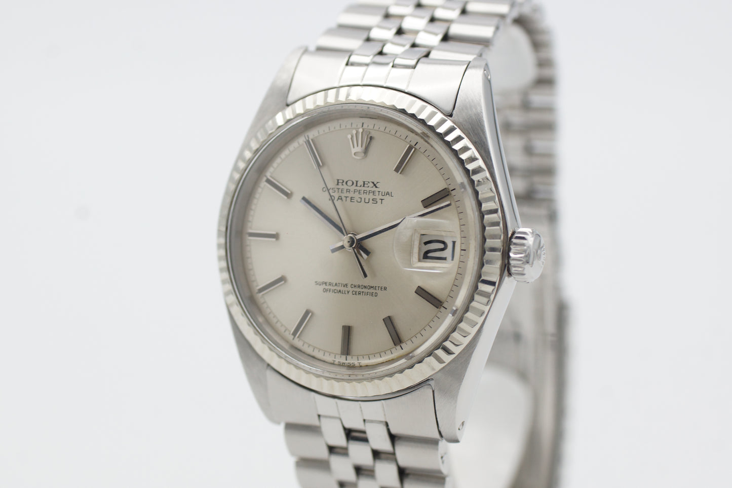 Rolex Datejust 36 1601 Silber 1970