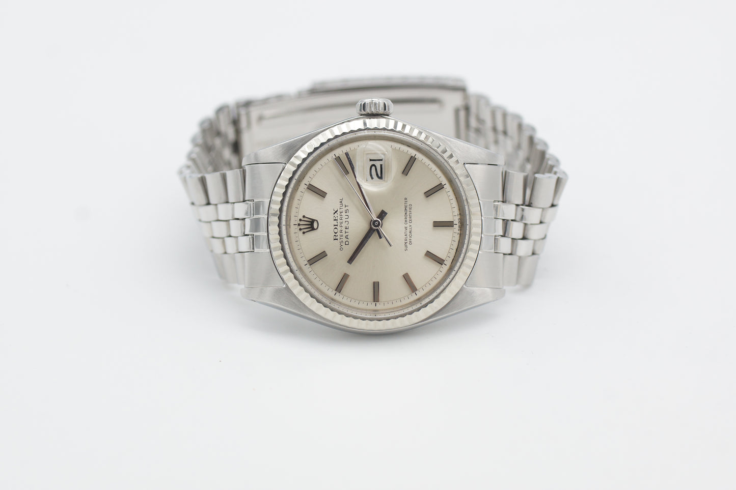 Rolex Datejust 36 1601 Silber 1970