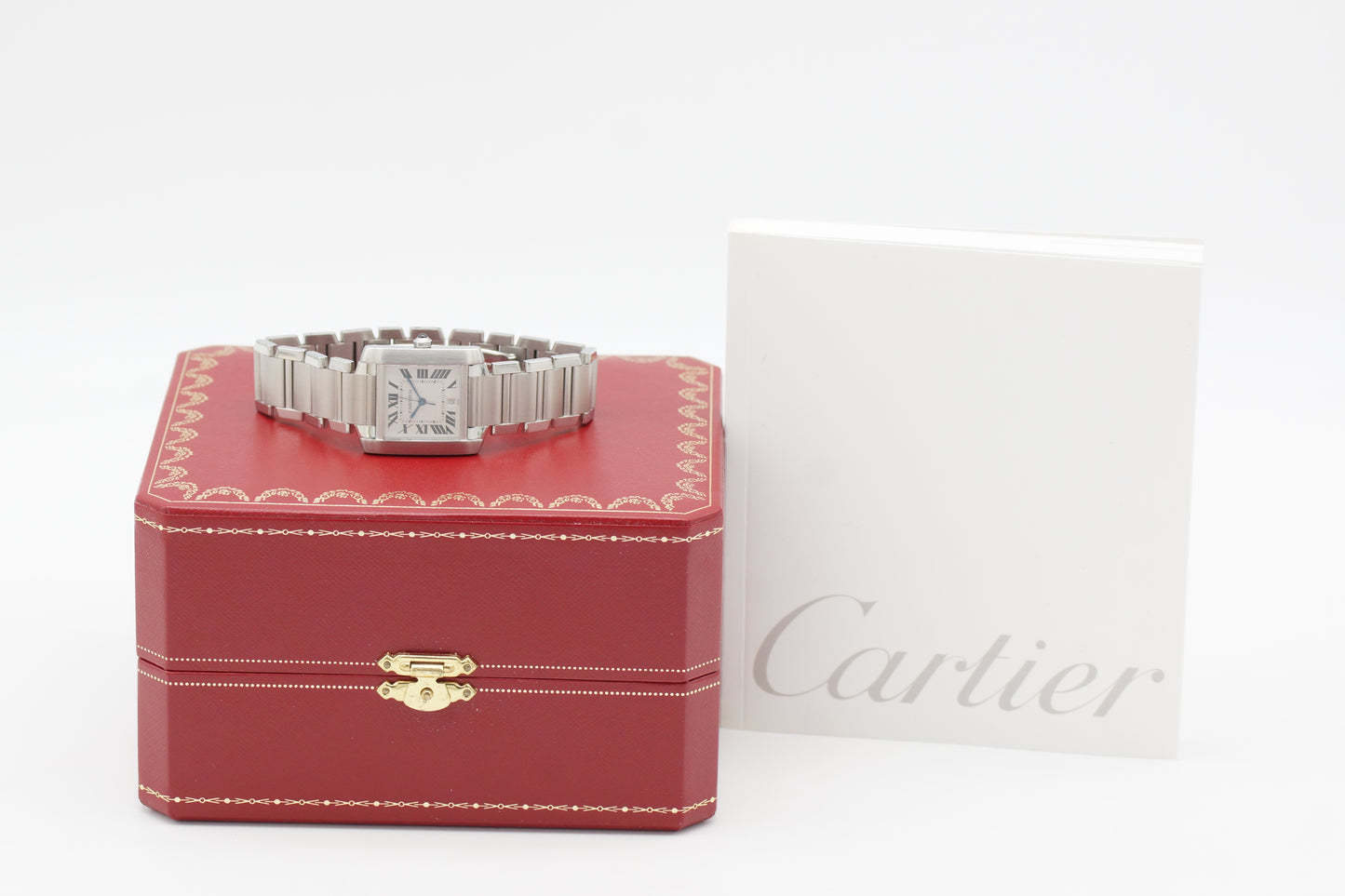Cartier Tank Française W51002Q3 Silber Box