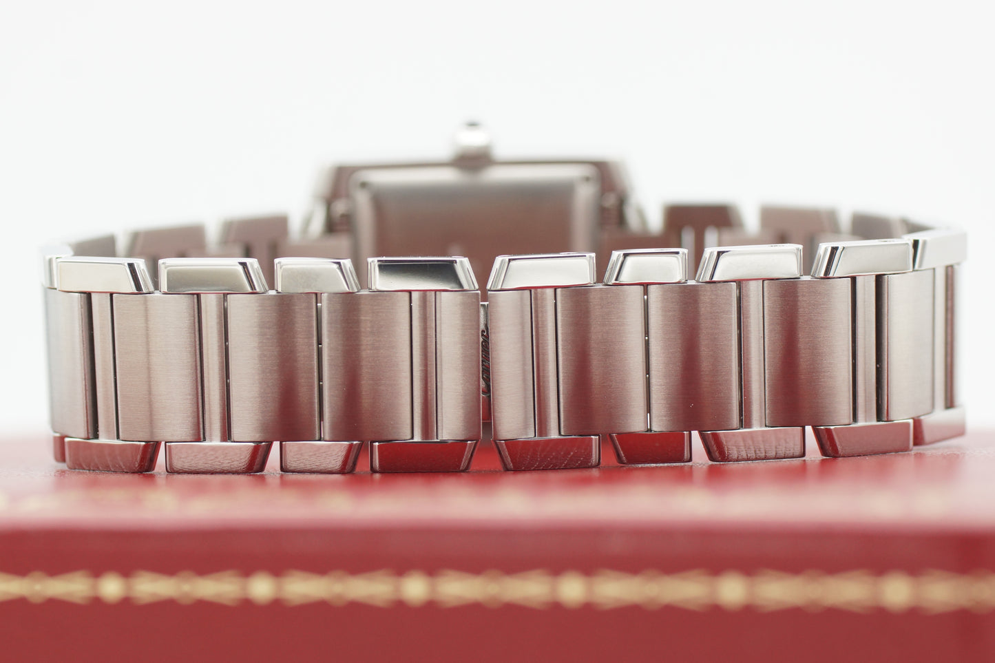 Cartier Tank Française W51002Q3 Silber Box