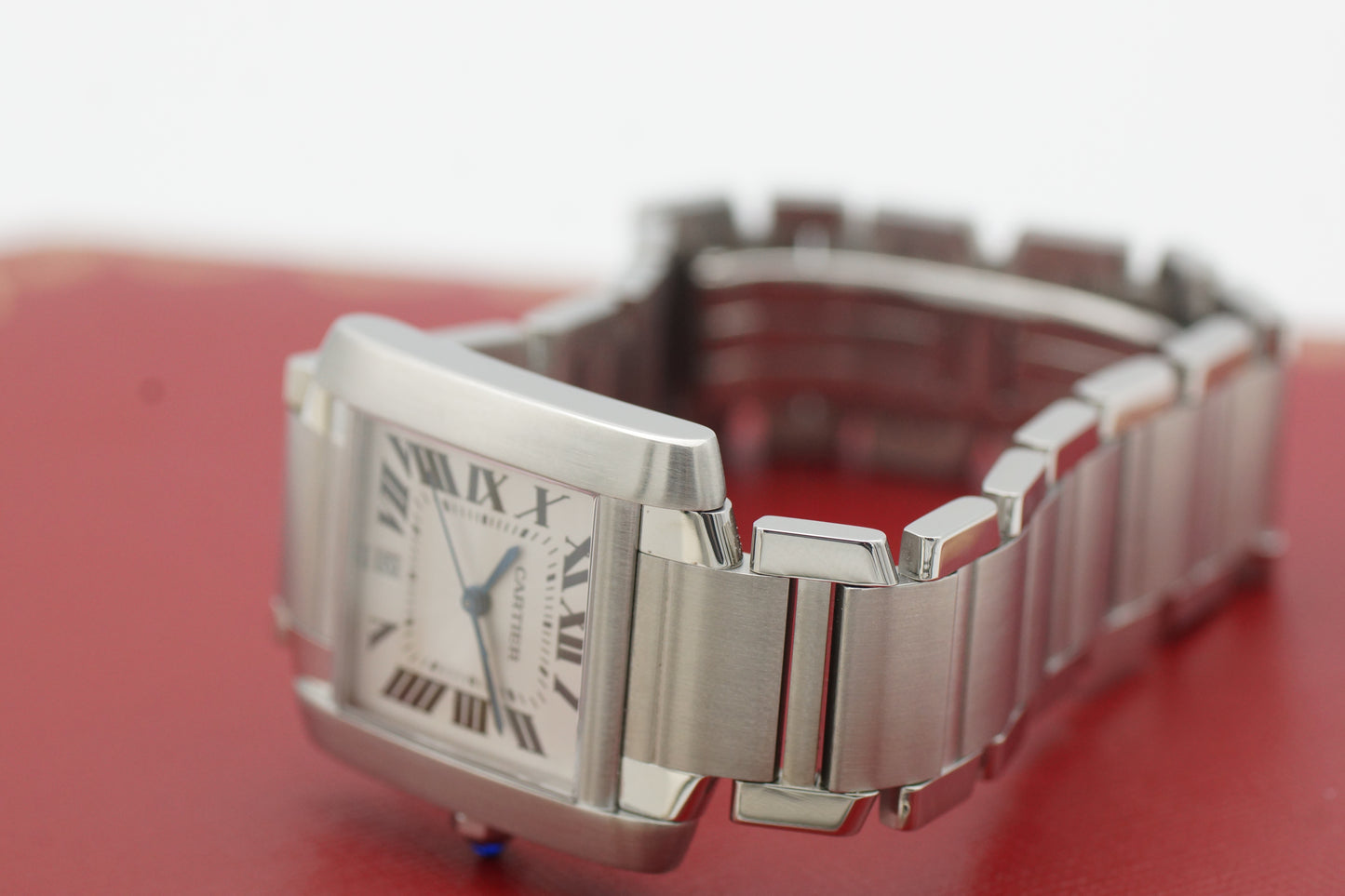 Cartier Tank Française W51002Q3 Silber Box