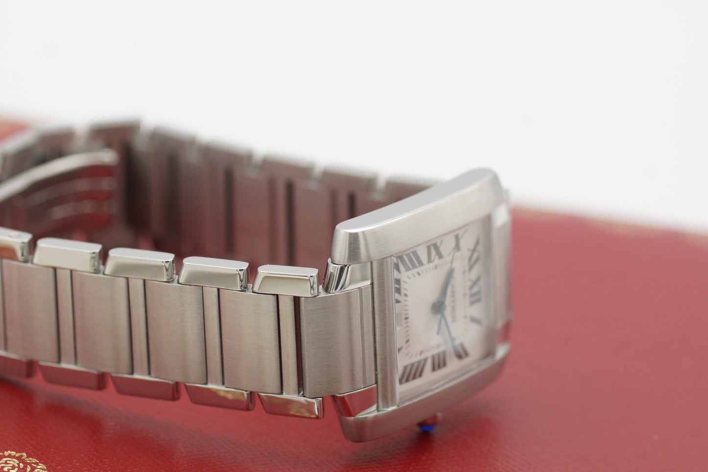 Cartier Tank Française W51002Q3 Silber Box
