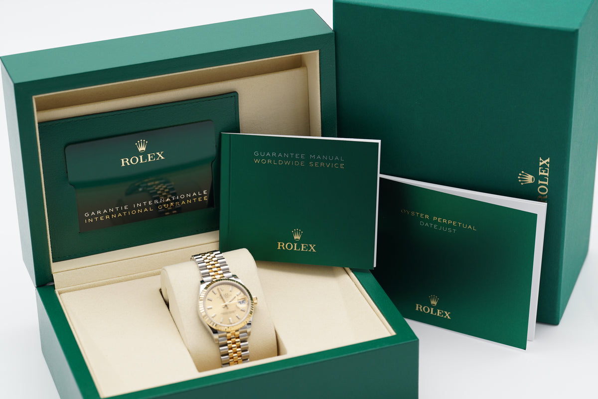 Rolex Datejust 31 Gold 278273 Full-Set 09/2026
