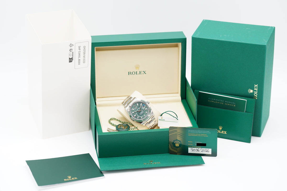 Rolex Sky-Dweller 336934 Grün Full-Set 2026