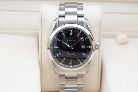 Omega Seamaster Aqua Terra 2518.50 Schwarz Full-Set 2003