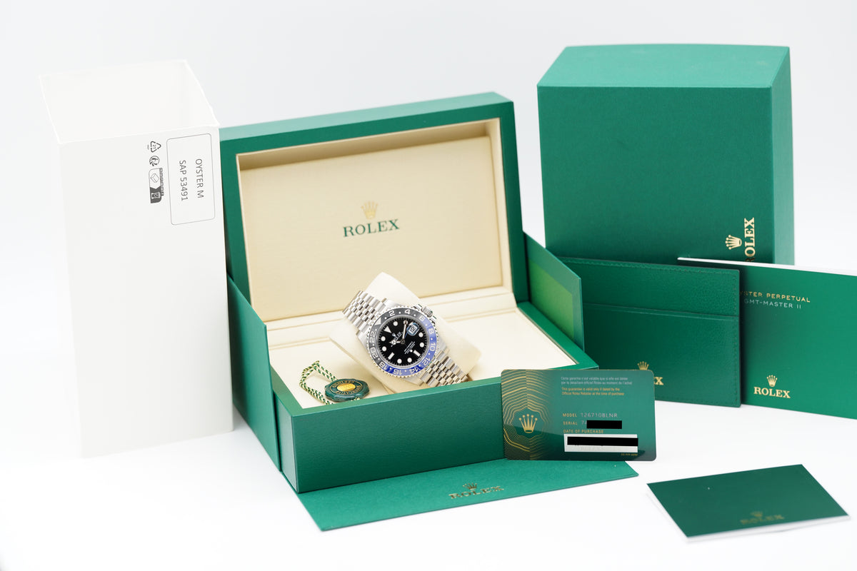 Rolex GMT-Master II 126710BLNR Full-Set 2026 Neu (LC100)
