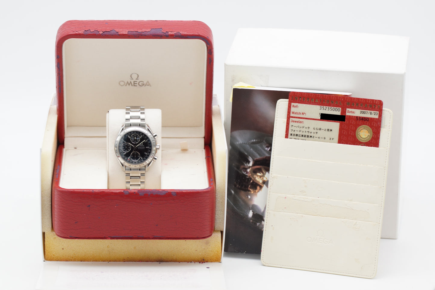 Omega Speedmaster Triple Date / Day-Date 3523.50 Box 2004