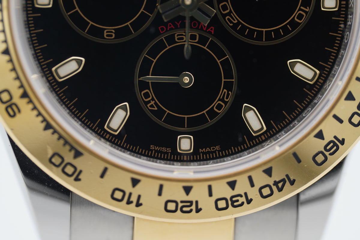 Rolex Cosmograph Daytona Schwarz 116503 Gelbgold Full-Set 2022 (LC100)