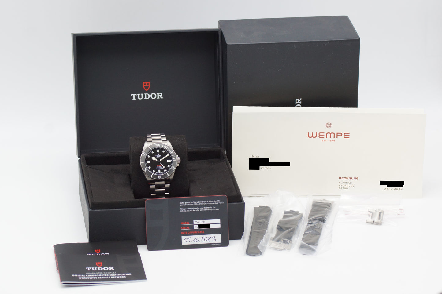 Tudor Pelagos 25407N Titan Schwarz Full-Set 2023