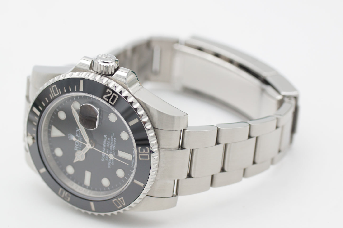 Rolex Submariner Date 116610LN Schwarz Full-Set 2015