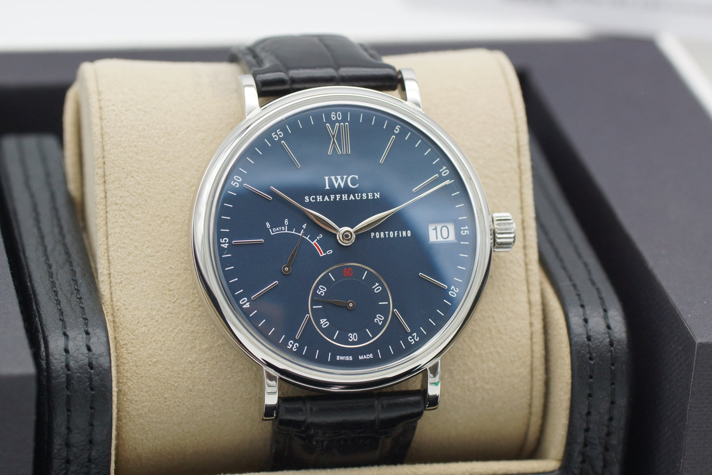 IWC Portofino 8 Days Blau IW510106 Full-Set 2017