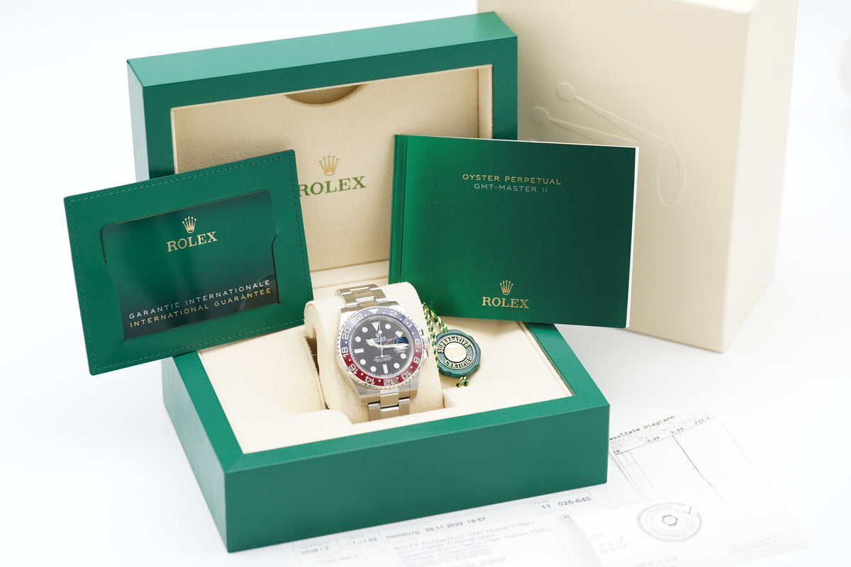 Rolex GMT-Master II Pepsi 126710BLRO Full-Set 2022