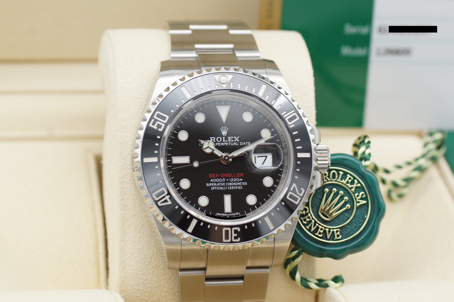 Rolex Sea-Dweller 43 Red 126600 Full-Set 2018 LC100