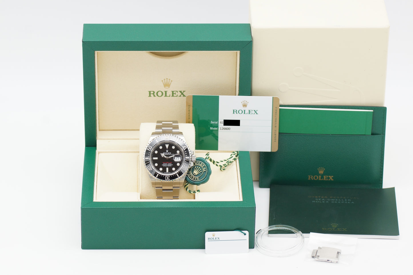 Rolex Sea-Dweller 43 Red 126600 Full-Set 2018 LC100