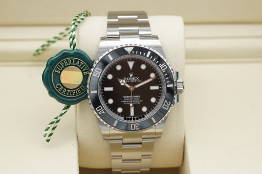 Rolex Submariner No-Date 124060 Full-Set 09/2025 Neu