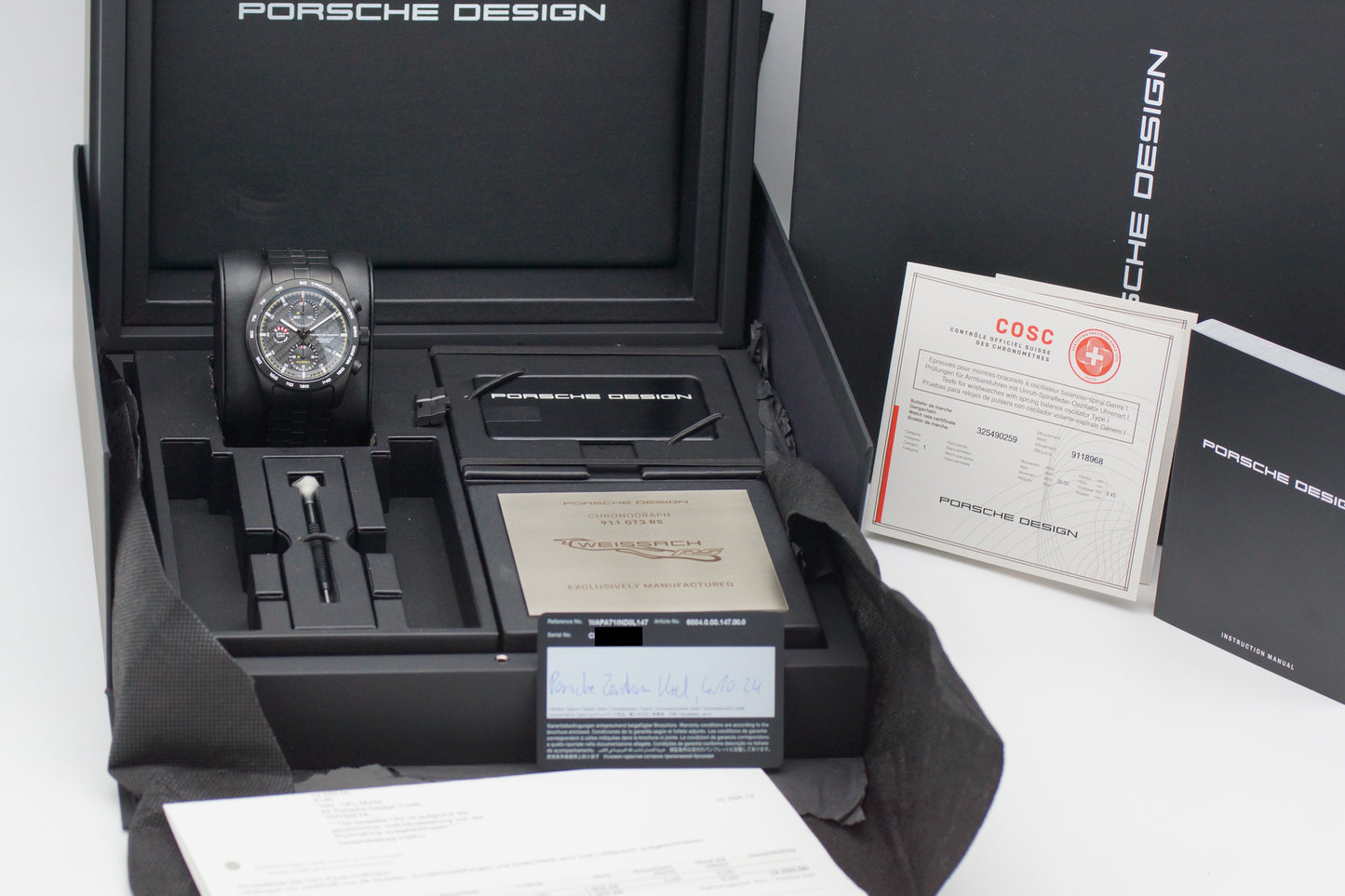 Porsche Design GT3RS PVD 6004.0.00.147.00.0 Full-Set 2024