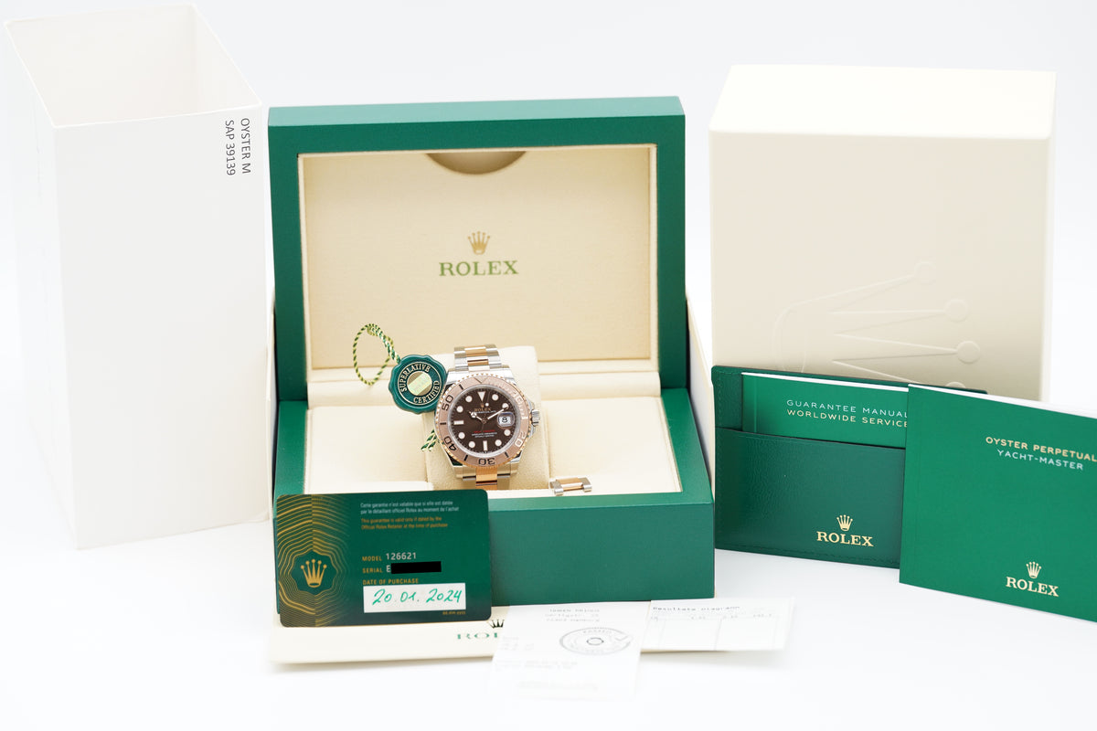 Rolex Yacht-Master 40 Chocolate 126621 Full-Set 2024