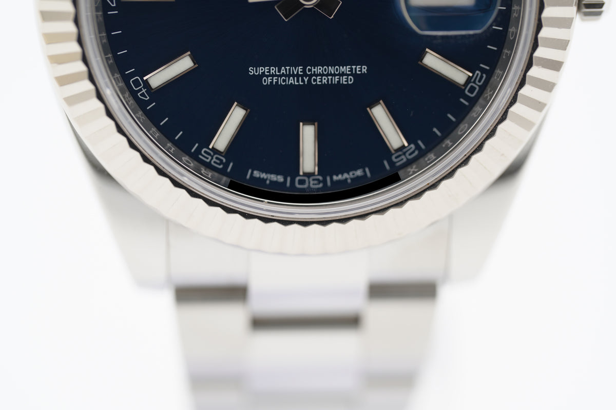 Rolex Datejust 41 126334 Blau Full-Set 2019