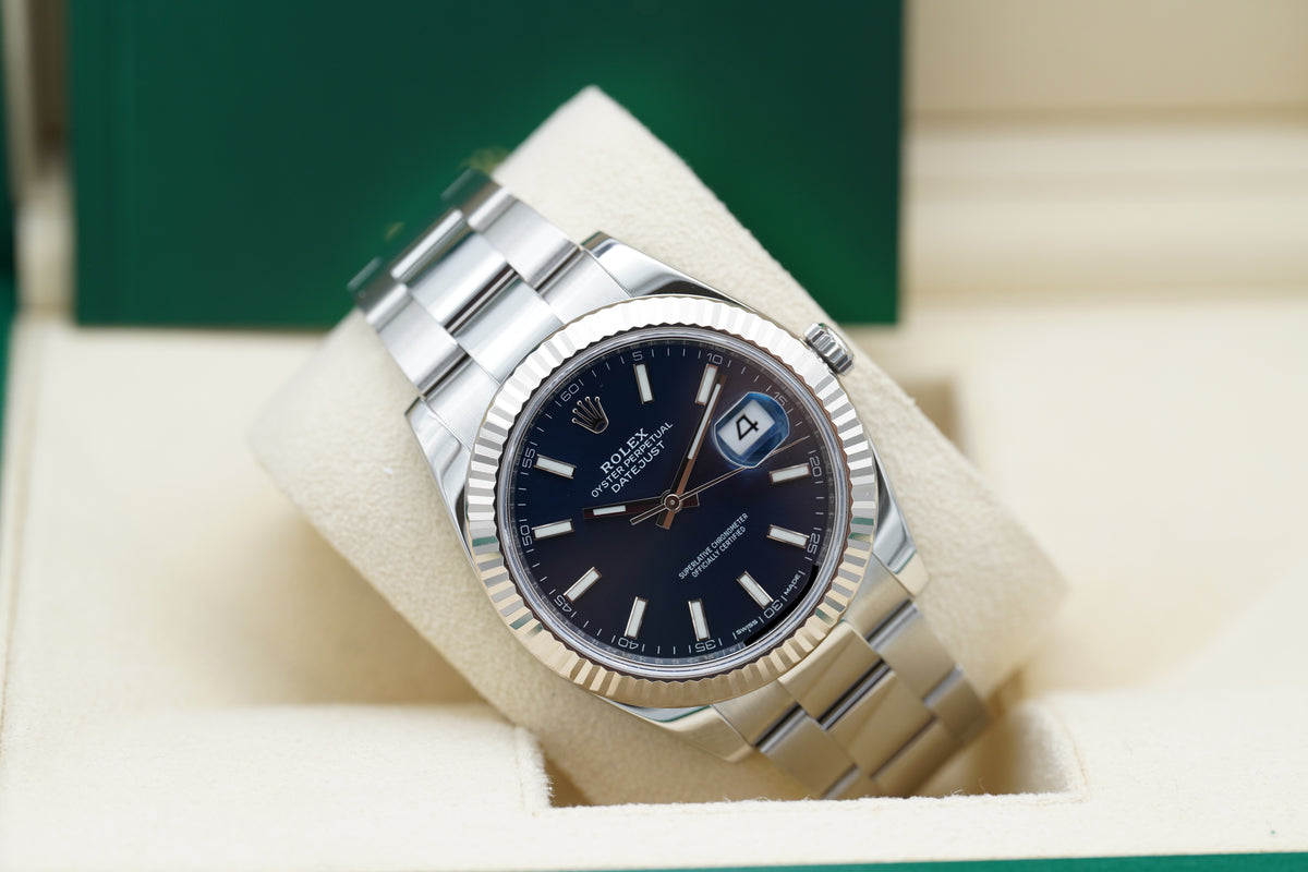 Rolex Datejust 41 126334 Blau Full-Set 2019