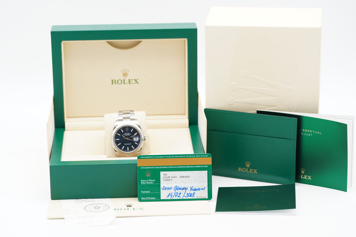 Rolex Datejust 41 126334 Blau Full-Set 2019