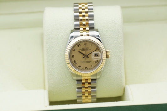 Rolex Lady-Datejust 26 179173 Gold Full-Set 2007