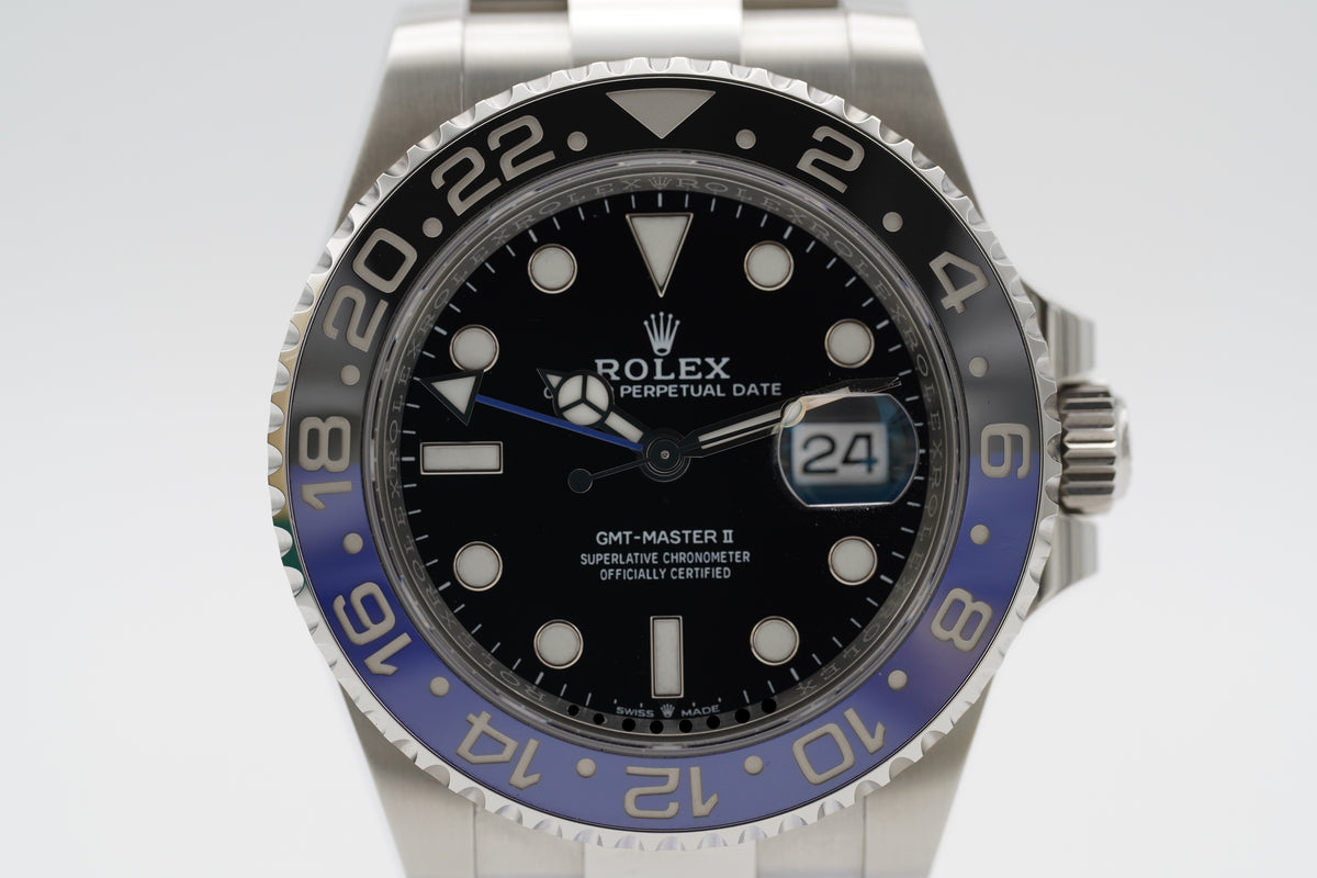 Rolex GMT-Master II Batman 126710BLNR Full-Set 08/2024