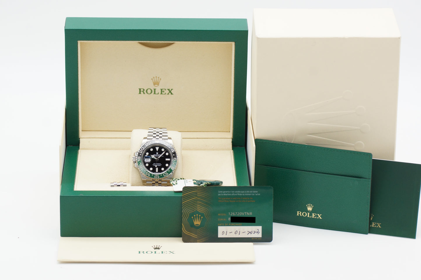 Rolex GMT-Master II 126720VTNR Oyster 40mm Sprite Full-Set 2023