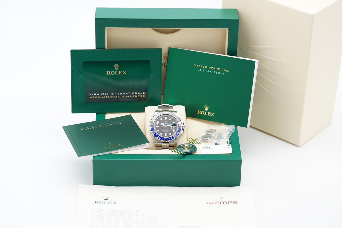 Rolex GMT-Master II Batman 126710BLNR Full-Set 08/2024