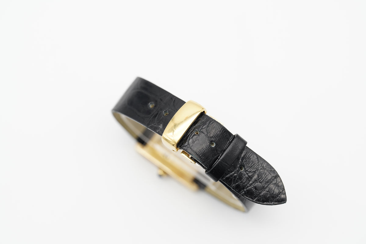 Cartier Tank Vermeil Vergoldet 590005 Papiere 1994