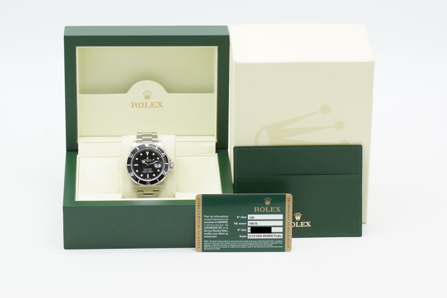 Rolex Submariner Date 116610LN Schwarz Box/papiere 2010