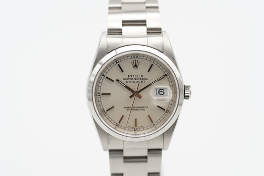 Rolex Datejust 36 Silber 16200 2000
