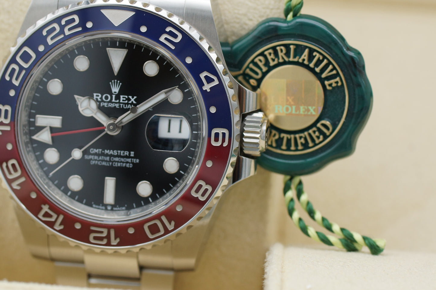 Rolex GMT-Master II Pepsi 126710BLRO Full-Set 2022 (LC100)