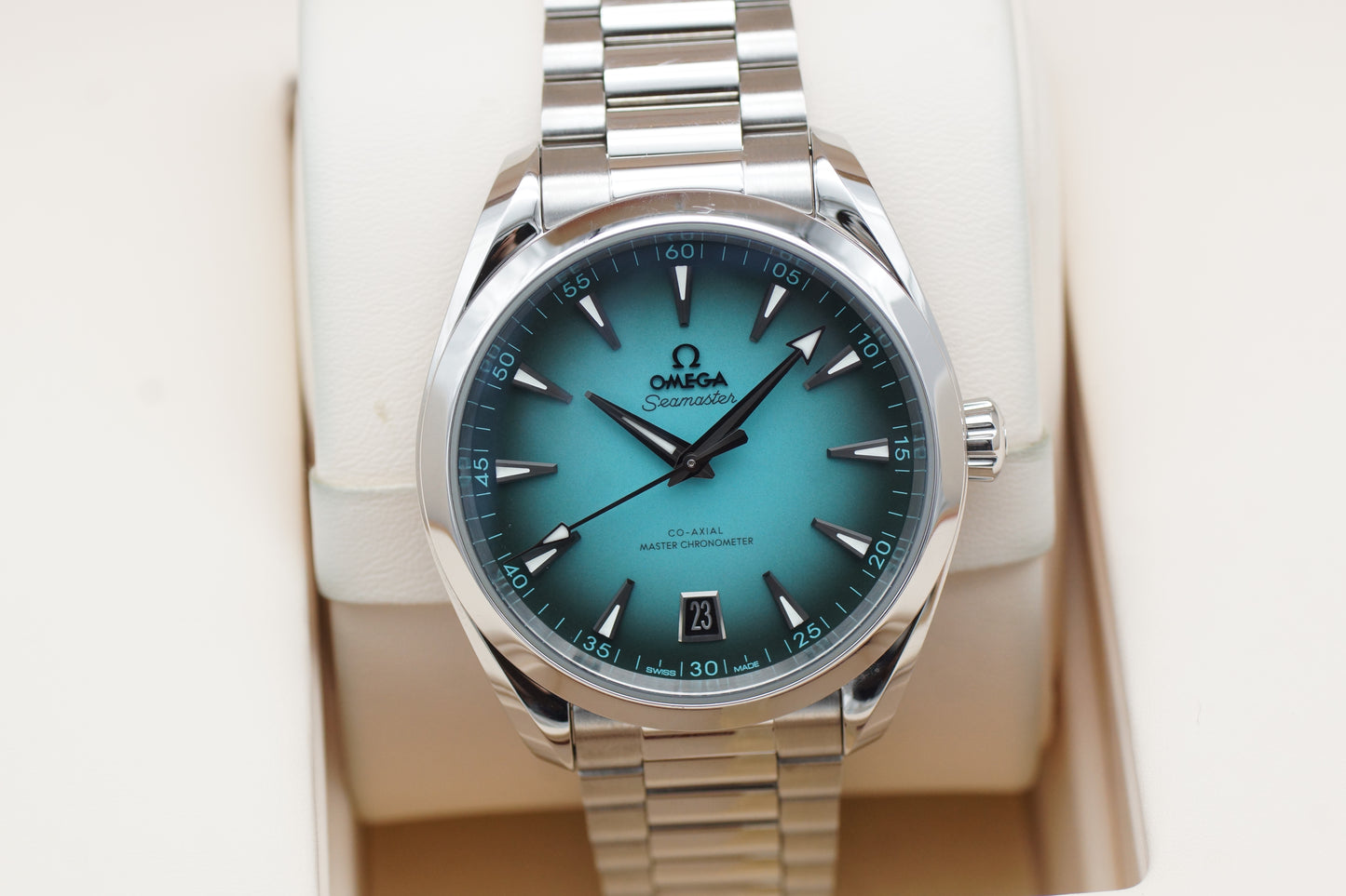 Omega Seamaster Aqua Terra 220.10.41.21.03.006 Türkis Full-Set 2025