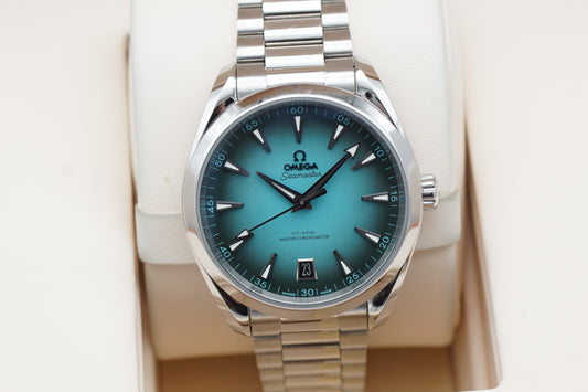 Omega Seamaster Aqua Terra 220.10.41.21.03.006 Türkis Full-Set 2025