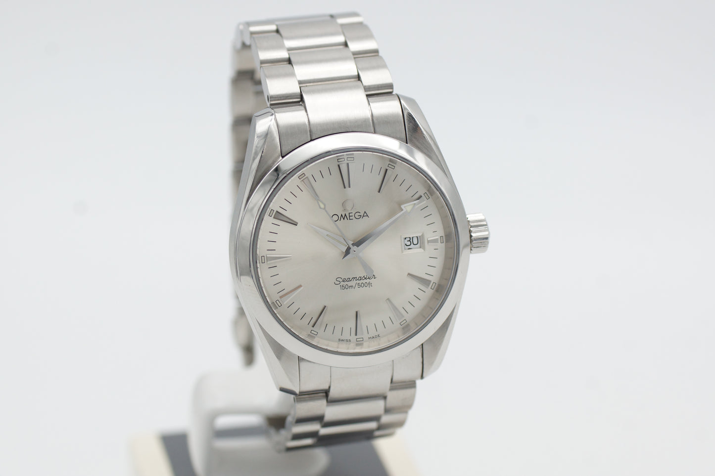 Omega Seamaster Aqua Terra Quarz 2518.30 Silber Box 2009