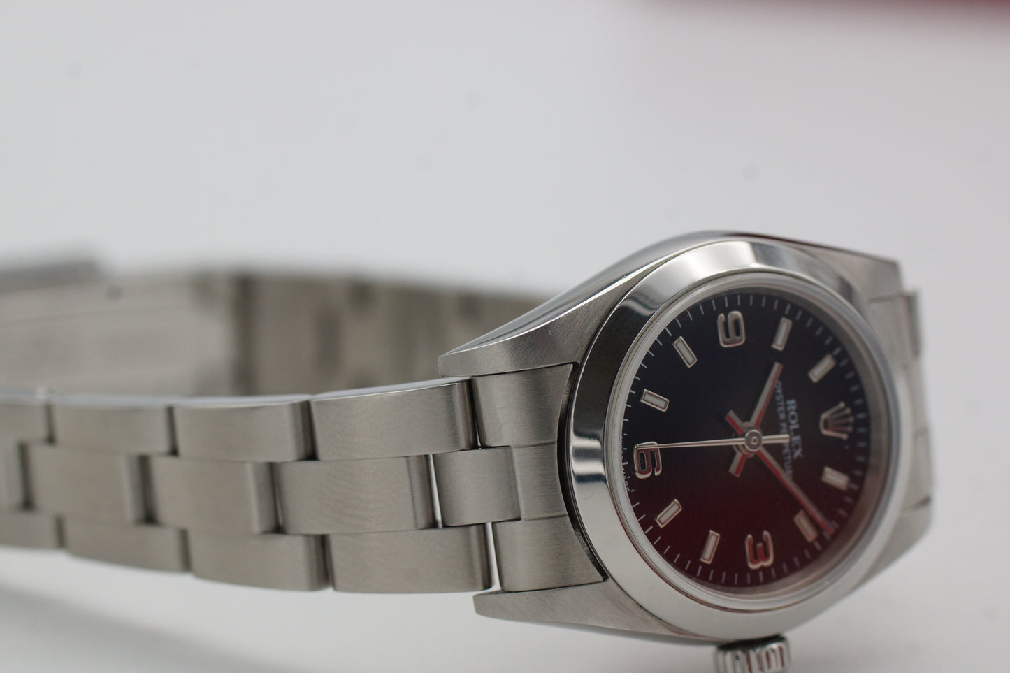 Rolex Lady Oyster Perpetual 76080 Schwarz Full-Set 2006