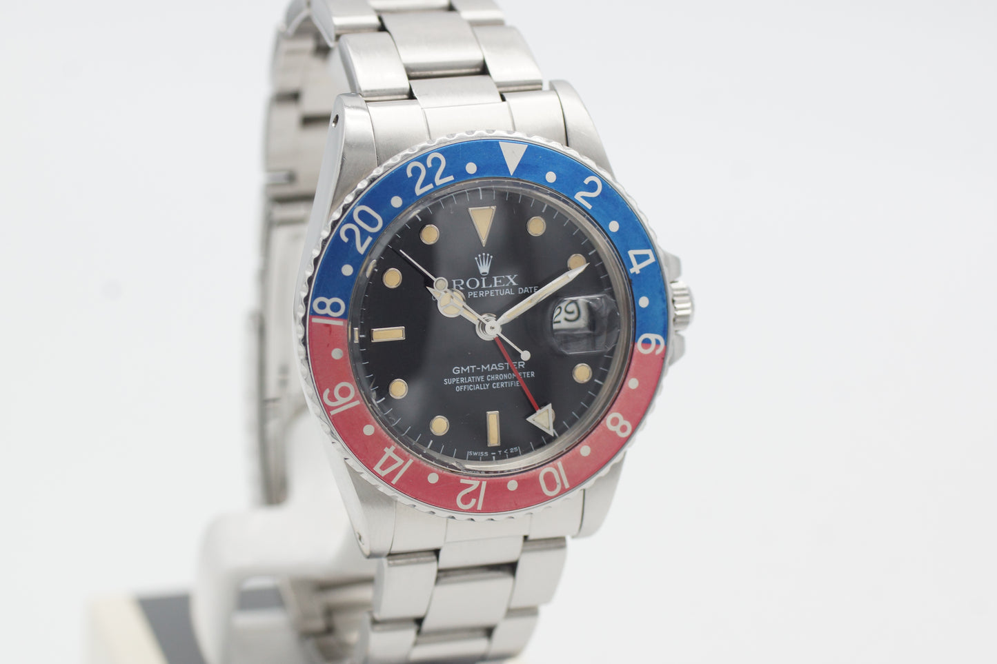 Rolex GMT-Master Pepsi 16750 Schwarz Box 1985