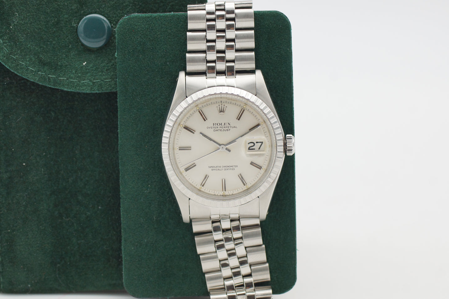 Rolex Datejust 36 Rail Dial 1603 Etui 1973