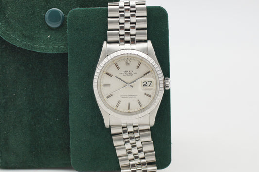 Rolex Datejust 36 Rail Dial 1603 Etui 1973