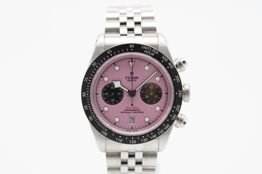 Tudor Black Bay Chrono 79360N Inter Miami Pink Full-Set 2025