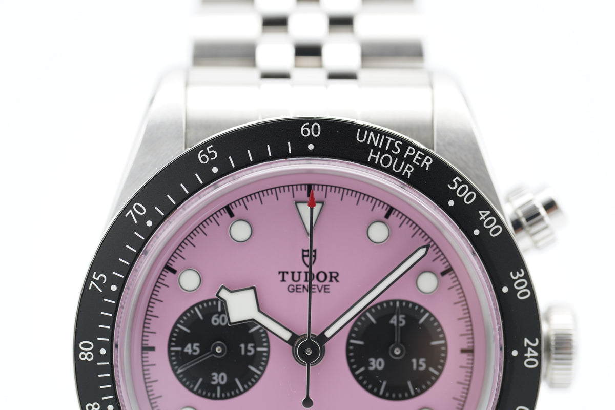 Tudor Black Bay Chrono 79360N Inter Miami Pink Full-Set 2025