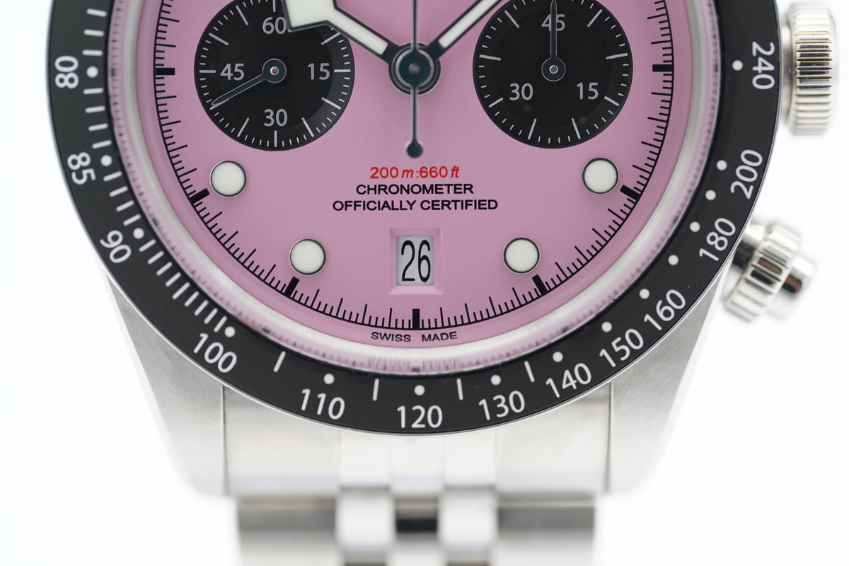 Tudor Black Bay Chrono 79360N Inter Miami Pink Full-Set 2025