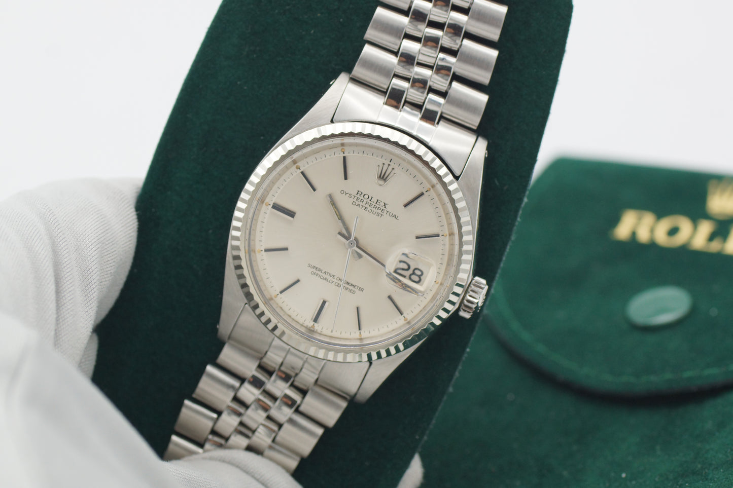 Rolex Datejust 36 1601 Silber 1970