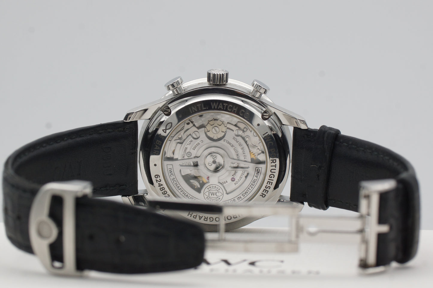 IWC Portugieser Chronograph IW371615 Grün Automatik Full-Set 2020